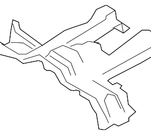 Center Cross-Member - Mazda (TD11-53-6A0B)