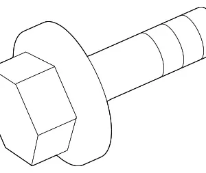 Bracket Bolt - Mazda (9YA4-2A-806)