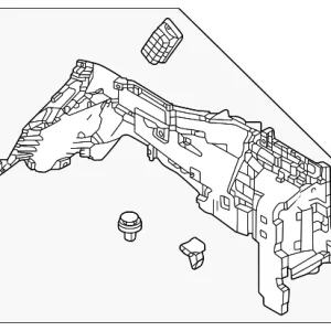 Lower Quarter Trim - Mazda (KMV7-68-870B-02)