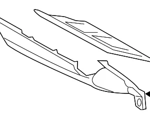 Lower Panel - Mazda (ND7L-64-260-1A)