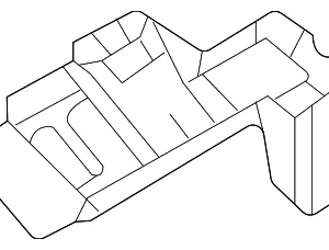 Center Bracket - Mazda (VA40-51-964)