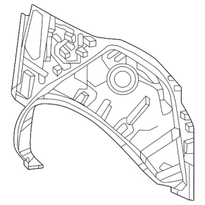 Inner Wheelhouse - Mazda (DNYE-70-11YA)
