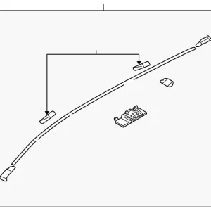 Roof Molding - Mazda (BBM5-50-9H0)