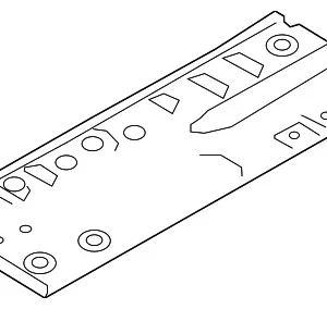 Front Floor Pan - Mazda (D1YE-54-60XB)