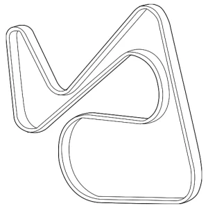 Serpentine Belt - Mazda (ZZCB-18-381)