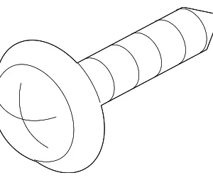Carrier Assembly Screw - Mazda (9984-50-616)