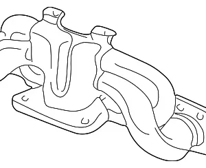 Exhaust Manifold - Mazda (YF20-13-450)
