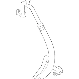 A/C Refrigerant Discharge Hose - Mazda (D651-61-461)