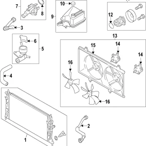 Upper Hose - Mazda (L845-15-18X)