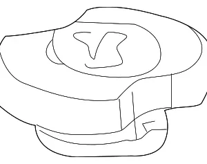 Engine Oil Filler Cap - Mazda (ZZL0-10-250B)
