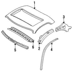 Drip Rail - Mazda (FD01-70-311A)