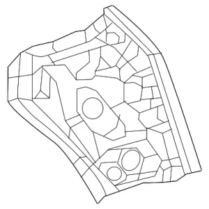 Corner Reinforced - Mazda (DN4E-71-481)