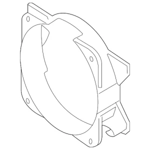 Fog Lamp Assembly Bracket - Mazda (LE44-51-684A)