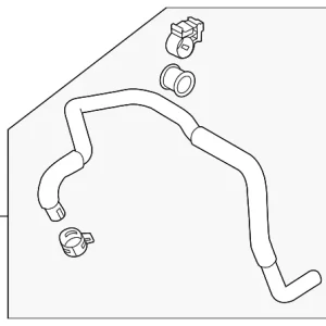 Vacuum Hose - Mazda (GLT9-43-640A)