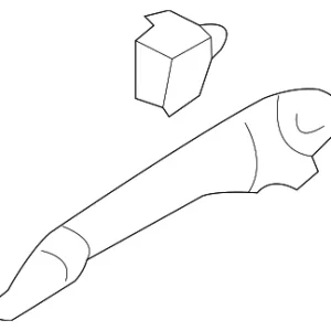 Handle, Outside - Mazda (GK2A-58-410F-01)