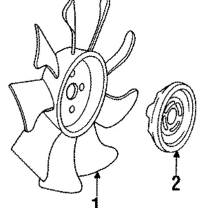 Fan Blade - Mazda (ZZL2-15-140A)