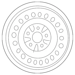 Spare Wheel - Mazda (9965-03-4070)