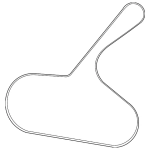 Serpentine Belt - Mazda (SH01-15-909A)