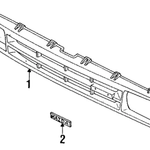 Nameplate - Mazda (UE54-51-711A)
