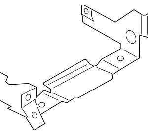 Receiver Lower Bracket - Mazda (TC3P-66-9B0)