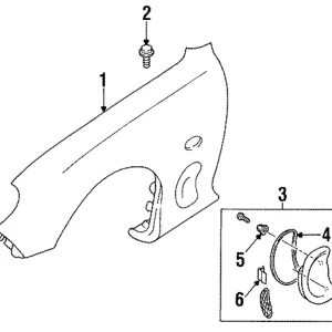 Vent Assembly - Mazda (FDY2-50-91XB)