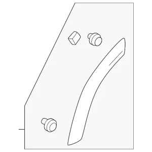 Wheel Opening Molding - Mazda (KJK8-51-RE0A-2V)