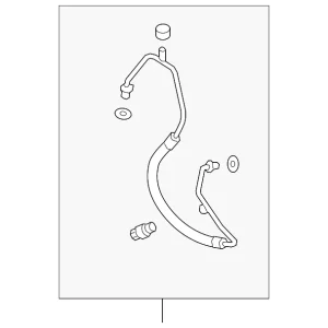 A/C Refrigerant Discharge Hose - Mazda (DEKK-61-4G0)