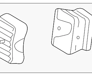 Vent Louver - Mazda (EC01-64-731A-20)