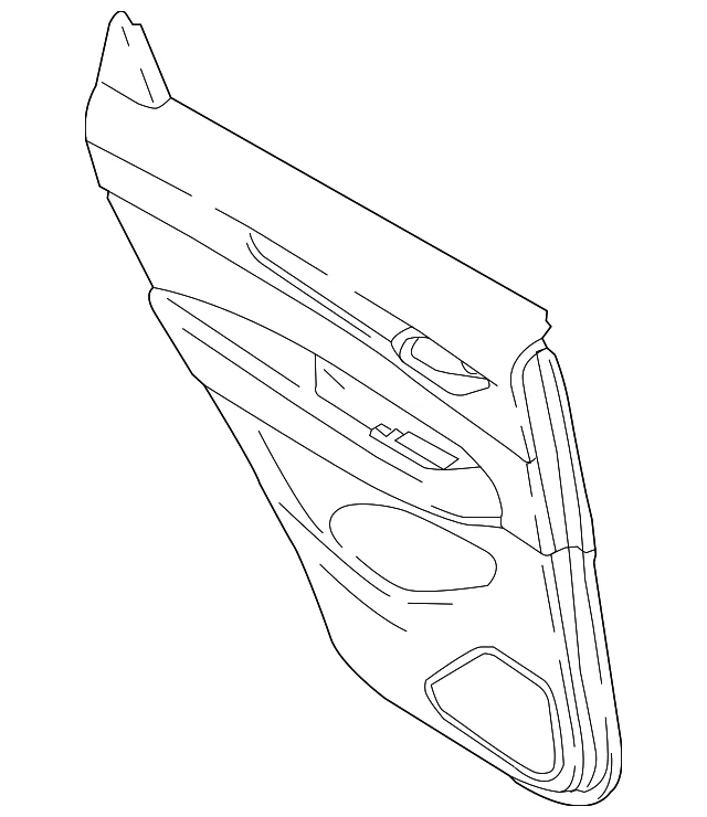 Door Trim Panel - Mazda (KGVS-68-450A-04)