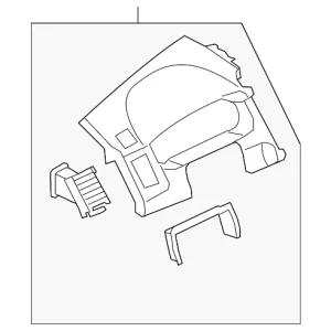 Cluster Cover - Mazda (TE69-55-420-02)