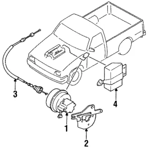 Wire - Mazda (UE58-66-311)