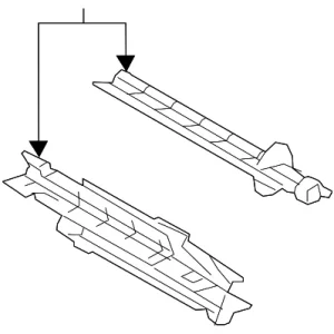 HVAC Heater Mode Door Lever - Mazda (NA1P-61-A1Z)