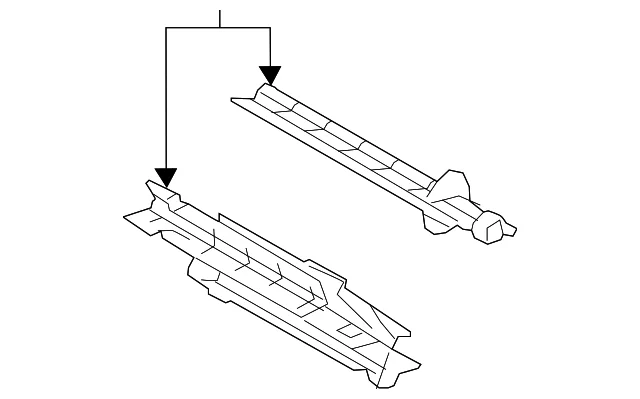 HVAC Heater Mode Door Lever - Mazda (NA1P-61-A1Z)