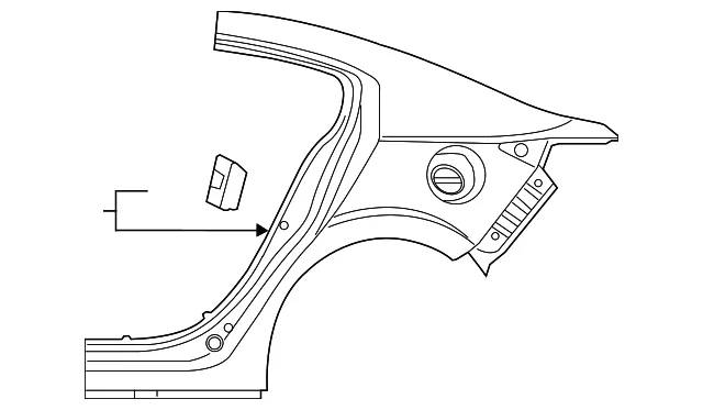Quarter Panel - Mazda (BDYS-70-410)