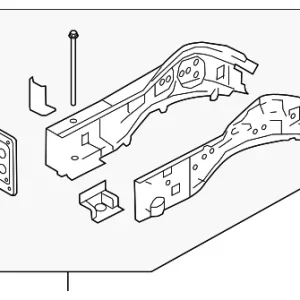 Rail Assembly - Mazda (GS3L-54-31XA)
