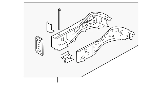 Rail Assembly - Mazda (GS3L-53-31XA)