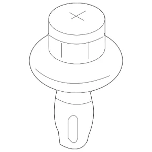 Trunk Side Trim Fastener - Mazda (GJ21-68-885B-80)