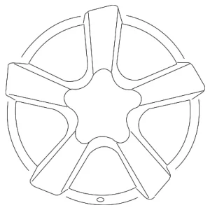Wheel, Alloy - Mazda (9965-17-8080)
