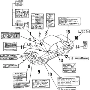 Info Label - Mazda (GJ21-69-079A)