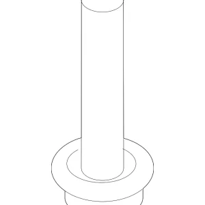 Engine Coolant Reservoir Hose - Mazda (PE01-15-383)