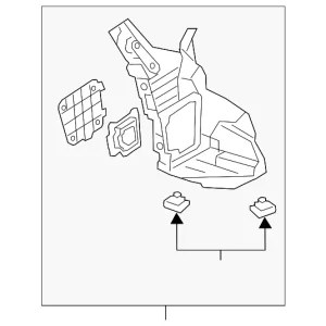 Splash Shield - Mazda (KB8A-50-340)