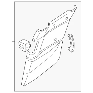 Lower Trim Panel - Mazda (FE01-68-520G-02)