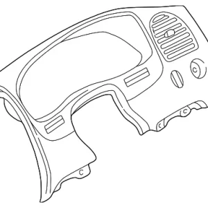 Cluster Bezel - Mazda (ZZM1-55-410A-07)