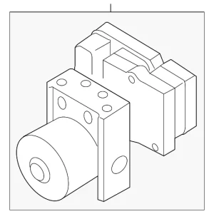ABS Control Unit - Mazda (C2Y6-43-7AZB)