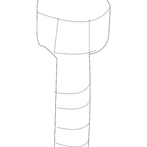 Spare Retainer Bolt - Mazda (GS3L-56-961A)