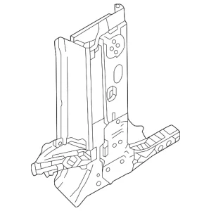 Hinge Pillar Reinforced - Mazda (KMV6-70-030B)