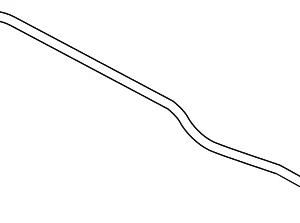 Washer Hose - Mazda (BP4N-67-501)
