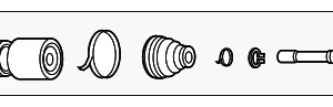 Outer Joint - Mazda (FT0B-22-510)