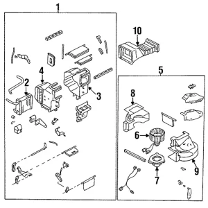 Blower Motor - Mazda (UB39-61-B10)