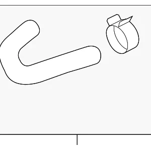 By-Pass Hose - Mazda (PE01-15-53Z)